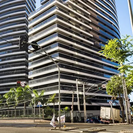 Apartamento na Beira Mar de Fortaleza - Edifício Landscape Exterior foto